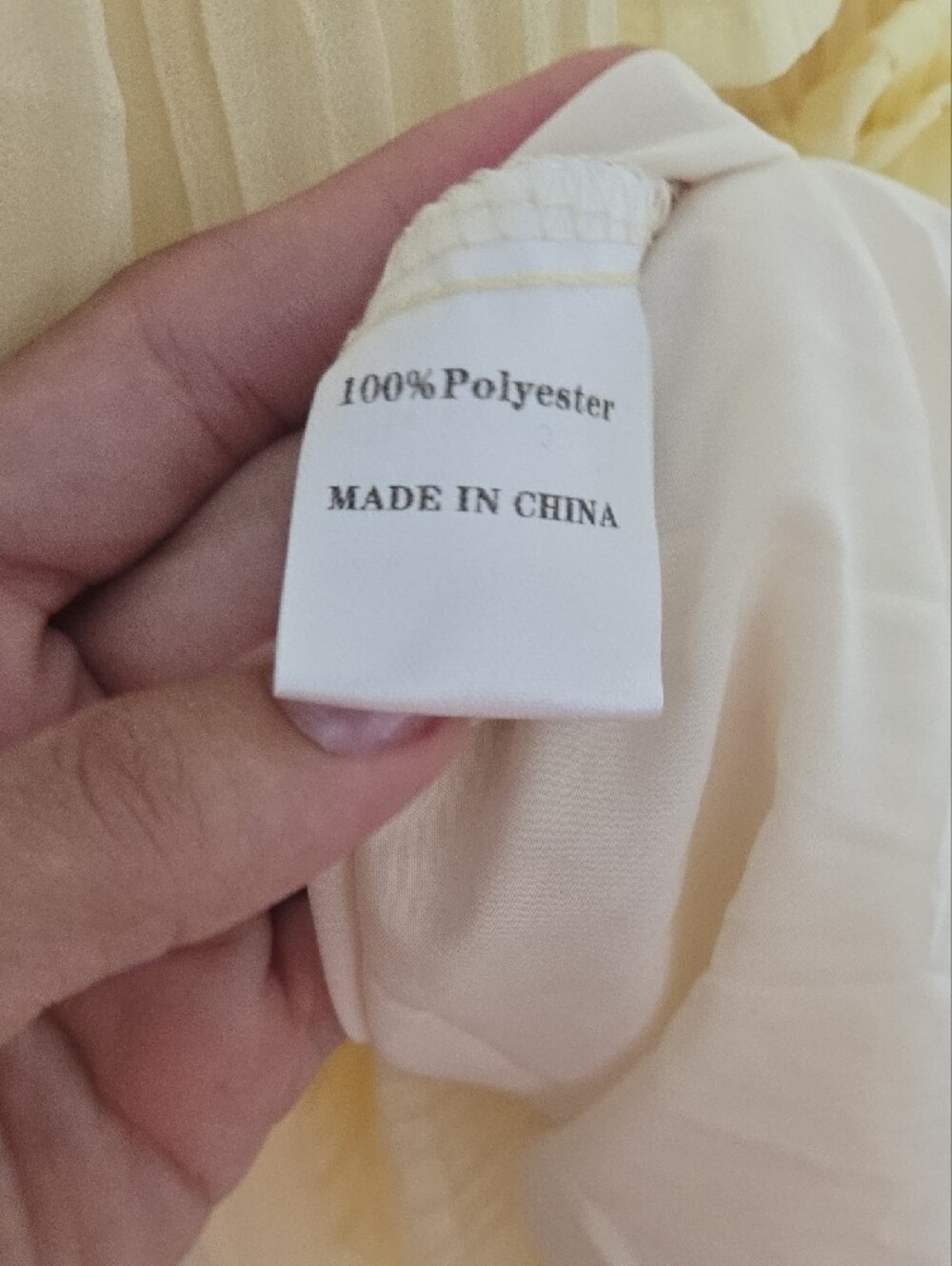 Brand New Sleeveless Tiered Ruffle Midi Dress in Pale Yellow - Picture 5 of 5